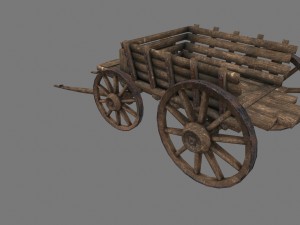 woodencart 3D Model