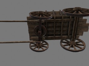woodencart 3D Model