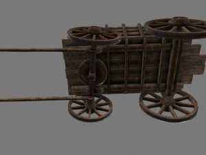 woodencart 3D Model