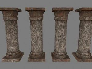 pillar set 3D Model