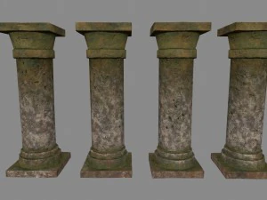 pillar set 3D Model