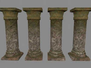 pillar set 3D Model