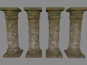 pillar set 3D Model