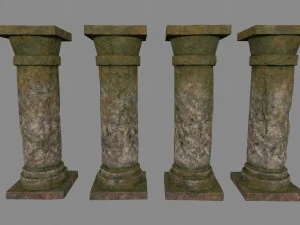 pillar set 3D Model