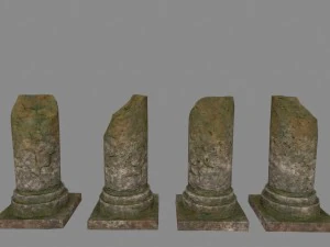 pillar set 3D Model