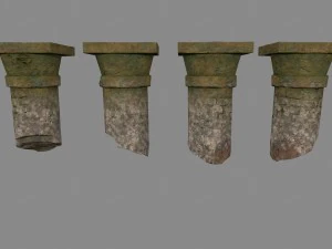 pillar set 3D Model