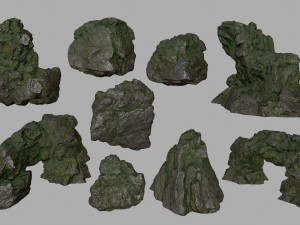 rocks 3Dモデル
