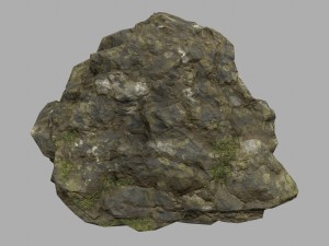 forest rocks Modelo 3D