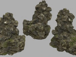 forest rocks 3D Model
