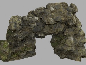 forest rocks Modelo 3D
