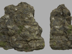 forest rocks Modelo 3D