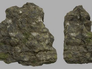 forest rocks 3D Model