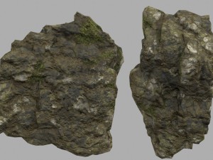 forest rocks Modelo 3D