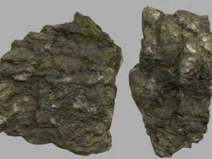 forest rocks 3D Model
