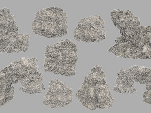 sand rocks 3D Model