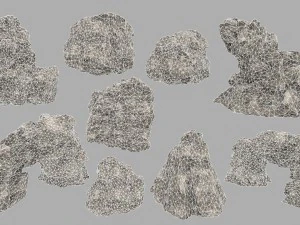 sand rocks 3D Model