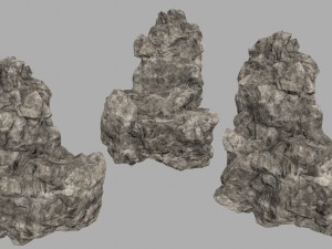 sand rocks 3D Model