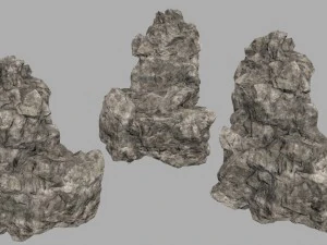 sand rocks 3D Model