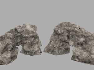 sand rocks 3D Model