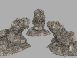 sand rocks 3D Model