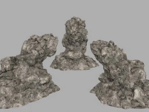 sand rocks 3D Model