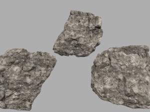 sand rocks 3D Model