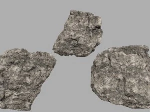 sand rocks 3D Model