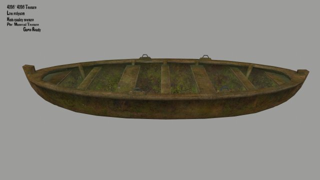boat 1 3D Model .c4d .max .obj .3ds .fbx .stl .blend 