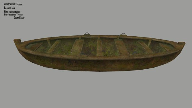 boat 1 3D Model .c4d .max .obj .3ds .fbx .stl .blend 