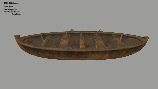 boat 3D-Modell .c4d .max .obj .3ds .fbx .stl .blend 