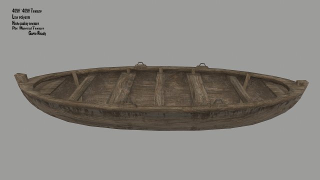 boat Modelo 3D .c4d .max .obj .3ds .fbx .stl .blend 