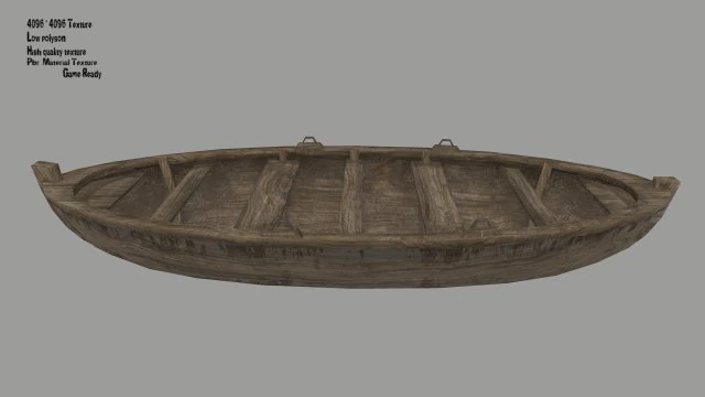 barco Modelo 3D .c4d .max .obj .3ds .fbx .stl .blend