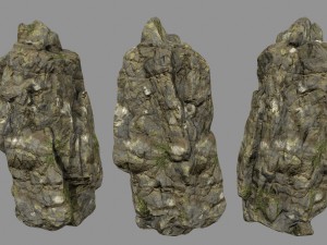 mossy rocks 3D 모델