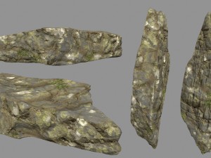 mossy rocks 3D 모델