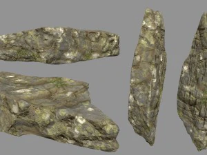 mossy rocks 3D Model