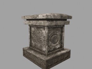 tombstone set 3D Model