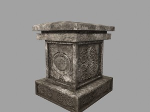 tombstone set 3D Model