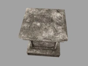 tombstone set 3D Model