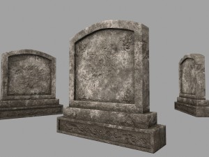 tombstone set 3D Model