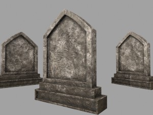 tombstone set 3D Model