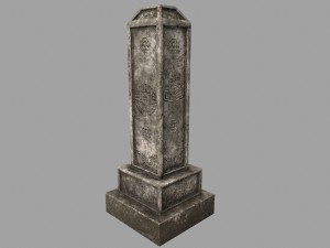 tombstone set 3D Model