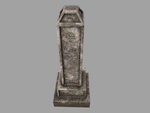 tombstone set 3D Model