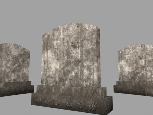 tombstone set 3D Model