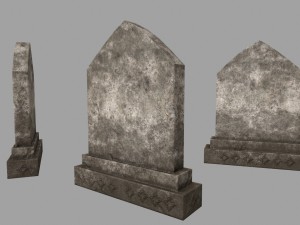 tombstone set 3D Model