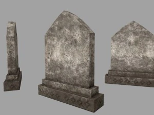 tombstone set 3D Model