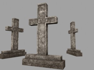 tombstone set 3D Model