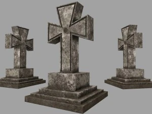 tombstone set 3D Model