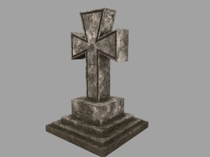 tombstone set 3D Model