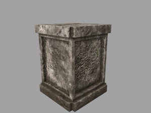 tombstone set 3D Model