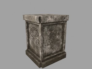 tombstone set 3D Model